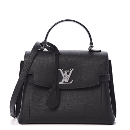 Louis Vuitton Calfskin Lockme Ever BB Black 1 of 12