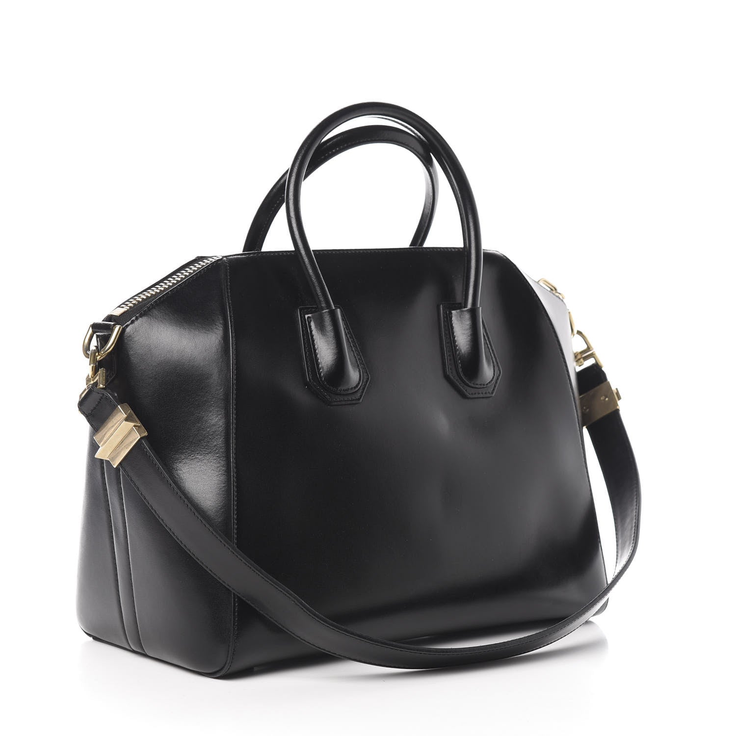 Givenchy Shiny Lord Calfskin Medium Antigona Black 3 of 10