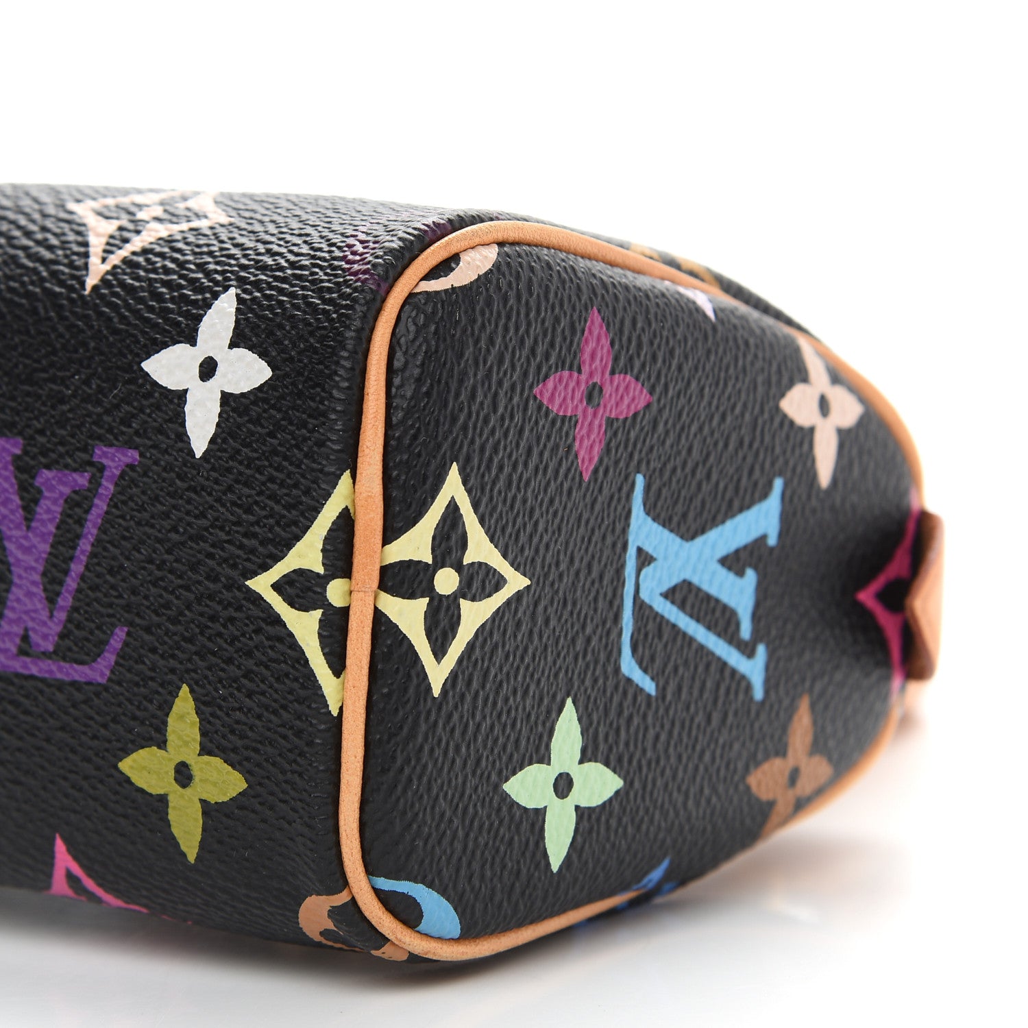 Louis Vuitton Monogram Multicolor Mini Sac HL Speedy Black 8 of 8