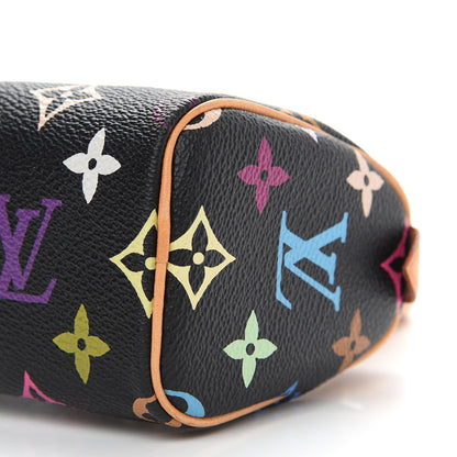 Louis Vuitton Monogram Multicolor Mini Sac HL Speedy Black 8 of 8