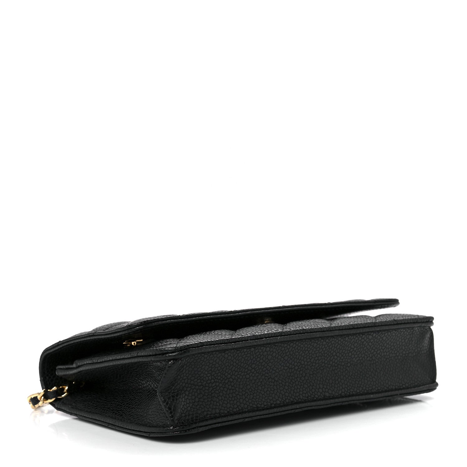 Chanel Caviar Quilted Wallet On Chain WOC Black 4 of 13