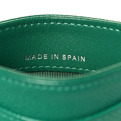 Chanel Caviar Quilted Card Holder Green 8 of 11