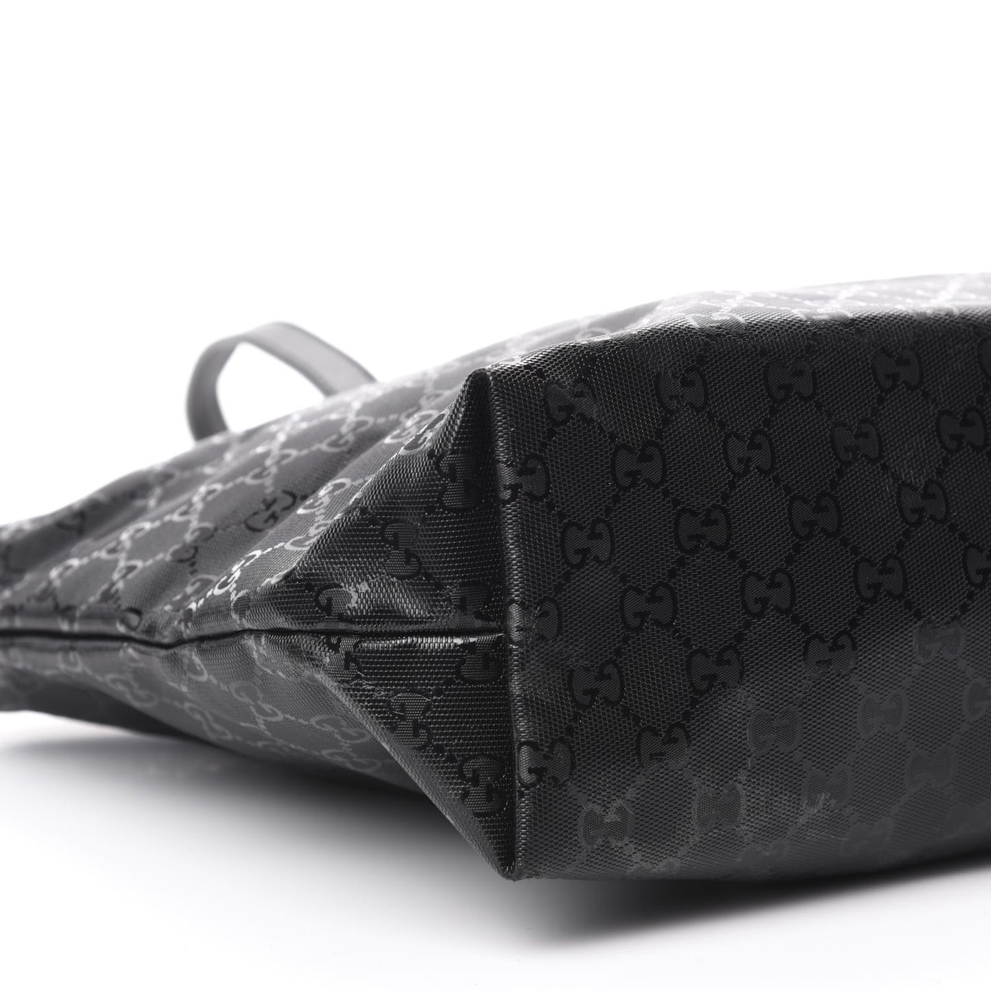 Imprime Monogram Medium Zippered Shopping Tote Black