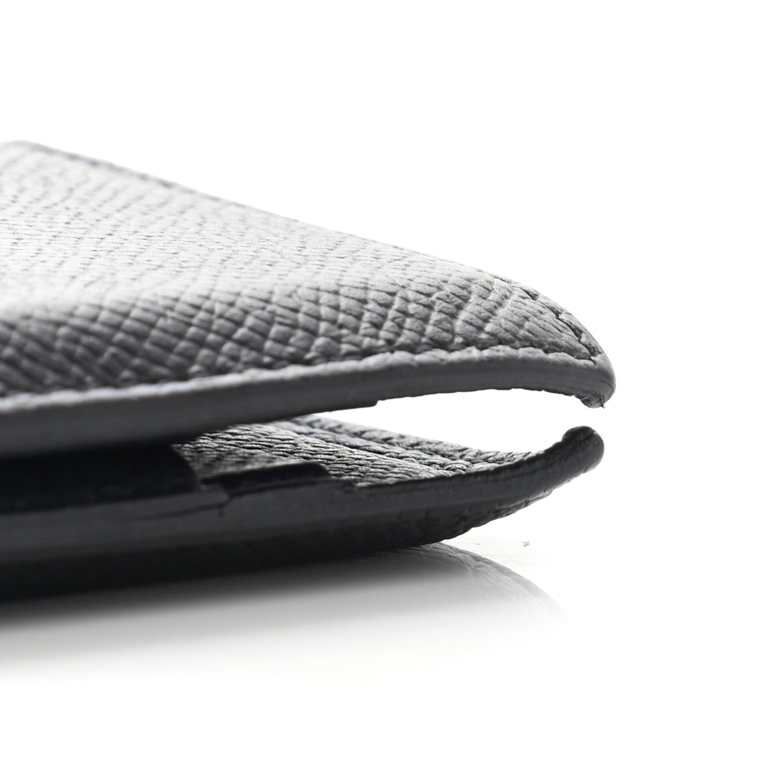 Hermes Epsom MC2 Euclide Card Holder Case Black Bleu Indigo 13 of 15