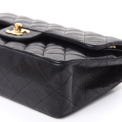 Chanel Lambskin Quilted Small Double Flap Black 9 of 20