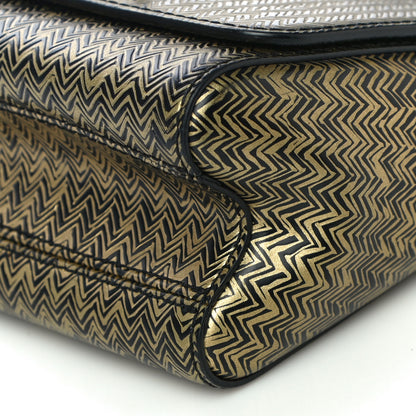 Louis Vuitton Epi Chevron Printed Twist Shoulder Bag PM Gold 10 of 11