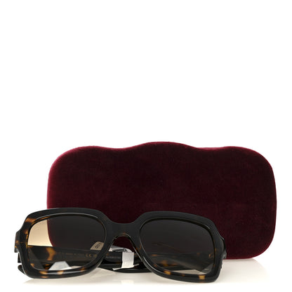 Gucci Acetate Square Frame Sunglasses GG1337S Havana 8 of 8