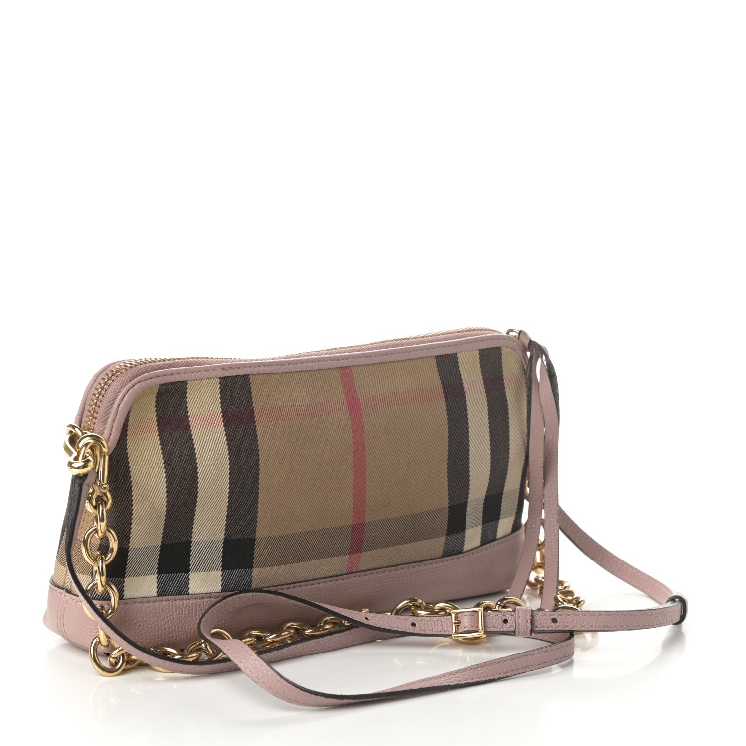 Burberry House Check Crossbody Bag Pink 3 of 9