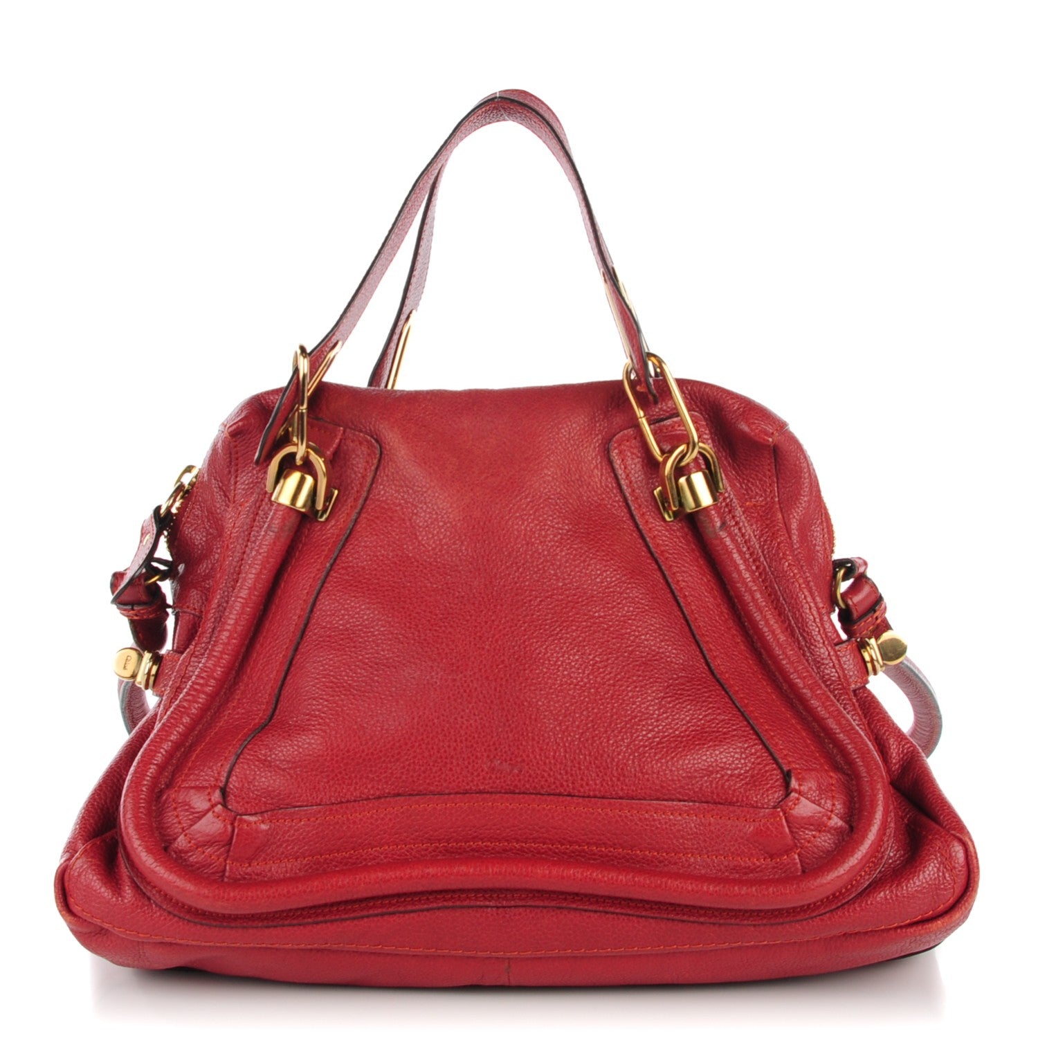 Chloe Calfskin Medium Paraty Red 1 of 8