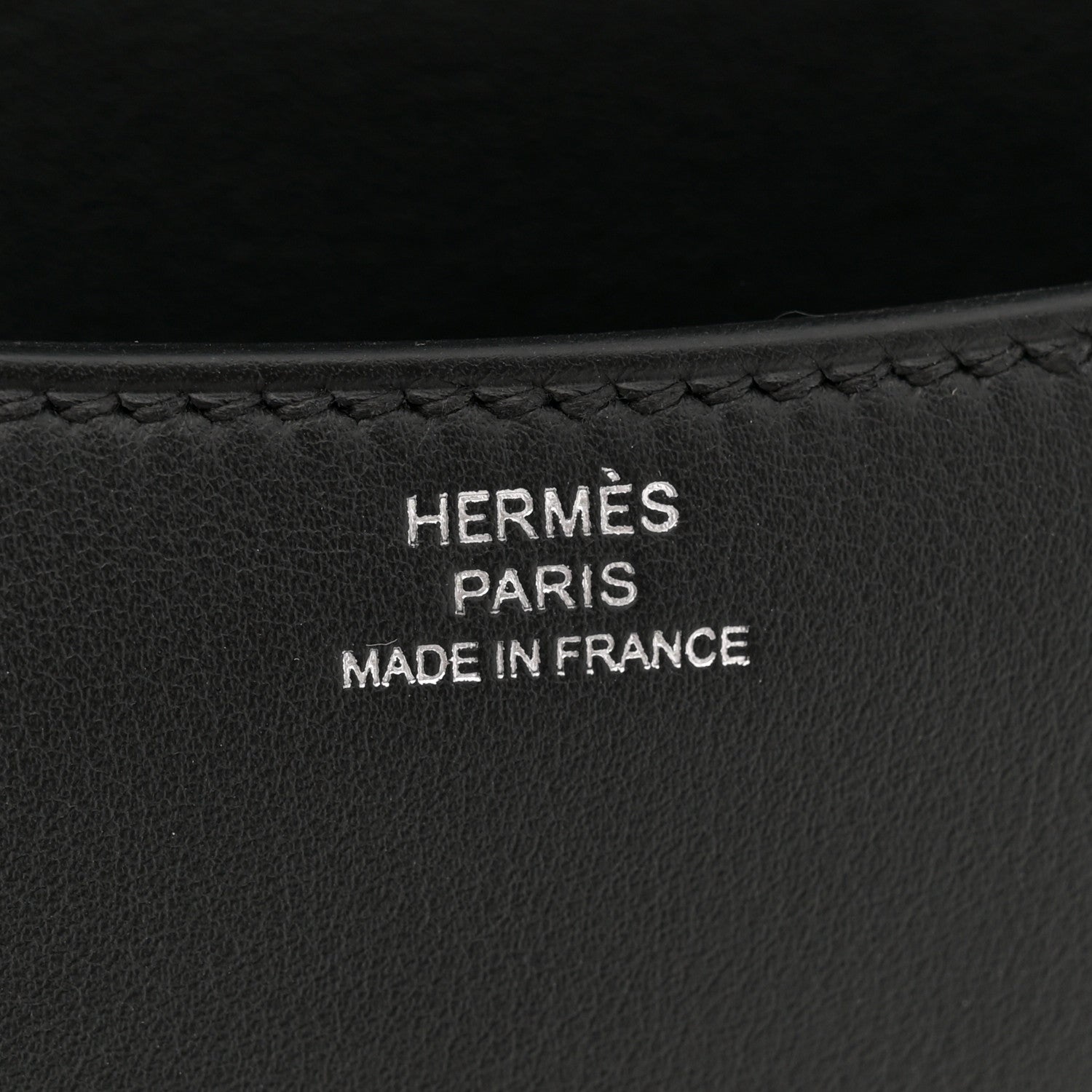 Hermes Swift Dancing Flowers Embroidered Constance 18 Black