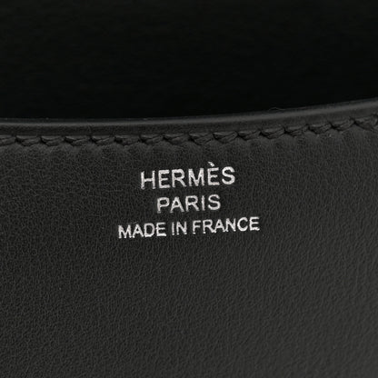 Hermes Swift Dancing Flowers Embroidered Constance 18 Black 7 of 12