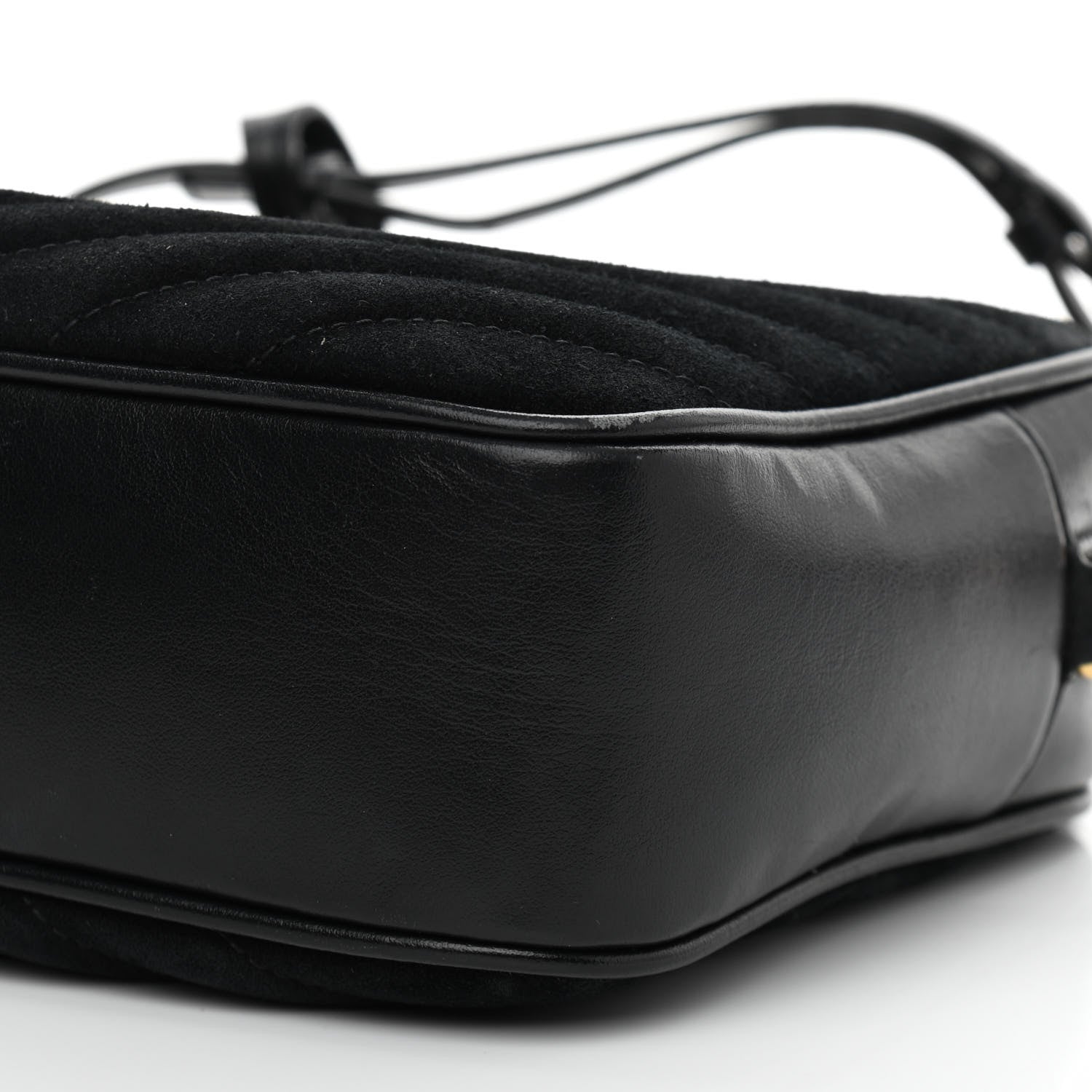 Saint Laurent Suede Calfskin Monogram Lou Camera Bag Black 10 of 12