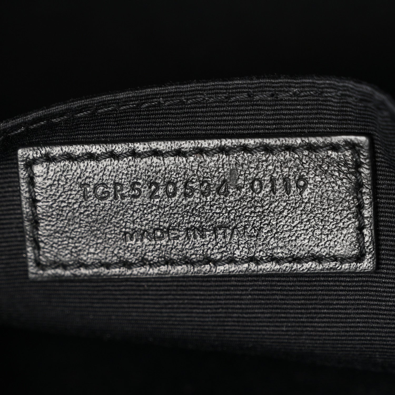 Saint Laurent Calfskin Matelasse Monogram Lou Camera Bag Black 7 of 13