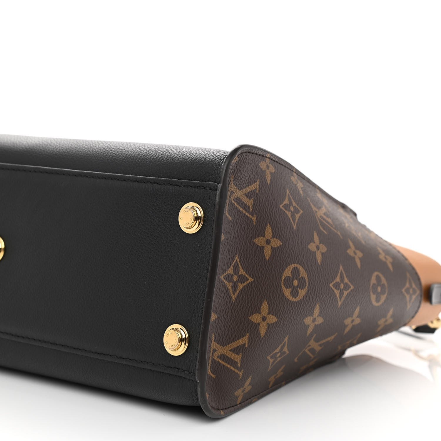 Louis Vuitton Calfskin Monogram On My Side Black 7 of 7