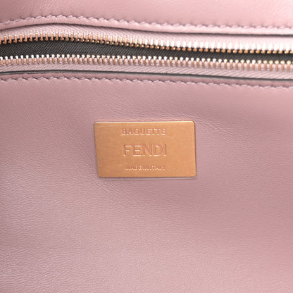 Fendi Nappa FF 1974 Embossed Baguette Dusty Mauve 6 of 10