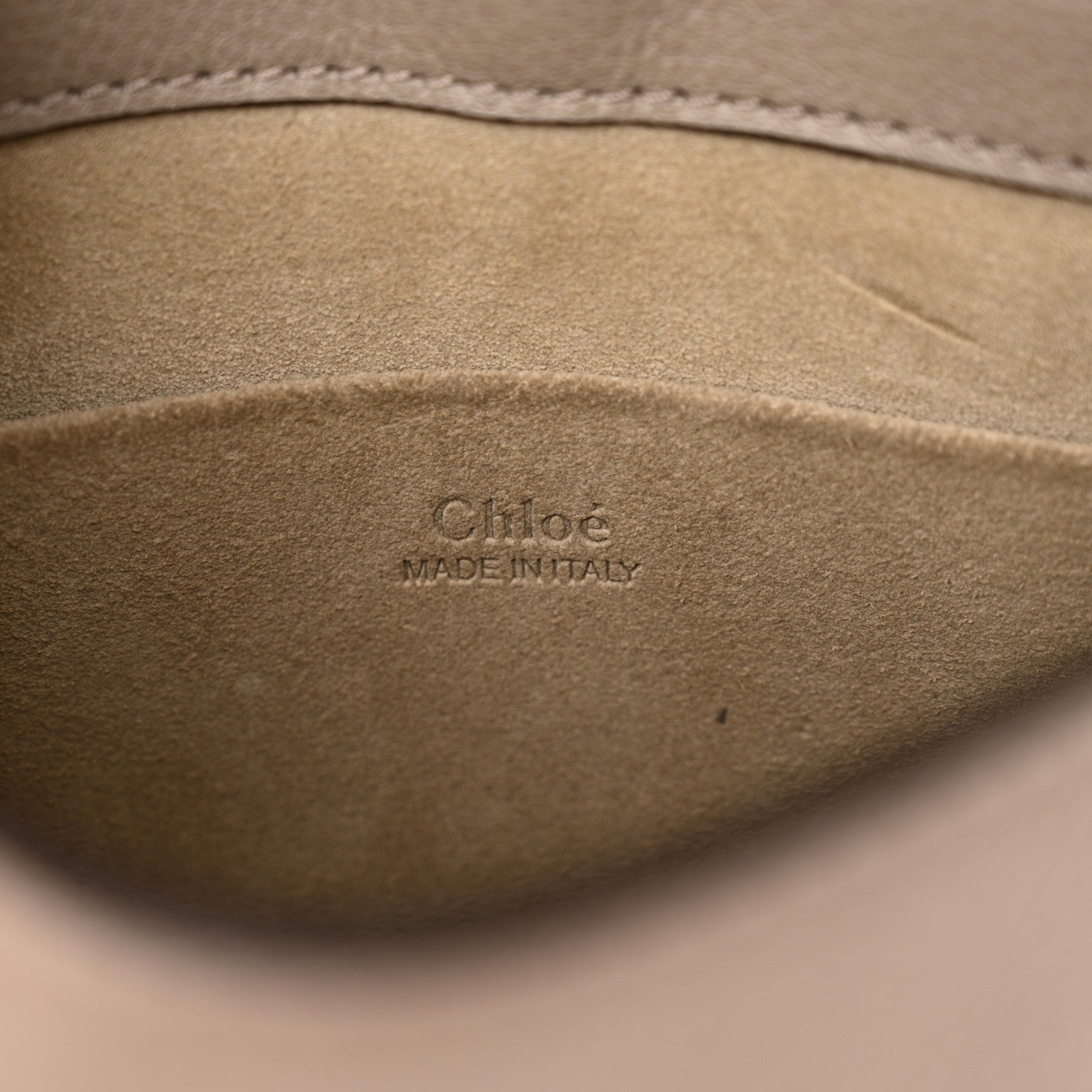 Chloe Calfskin Suede Small Nile Bracelet Bag Motty Grey 6 of 12