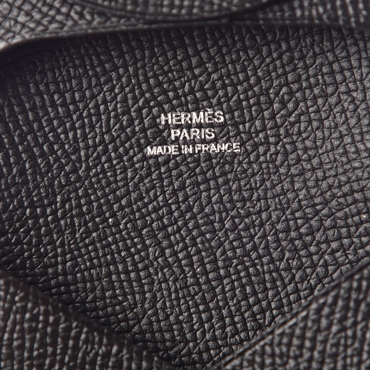 Hermes Epsom Bastia Coin Purse Black 6 of 8