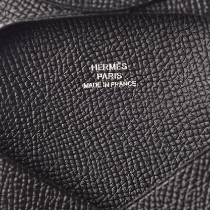 Hermes Epsom Bastia Coin Purse Black 6 of 8