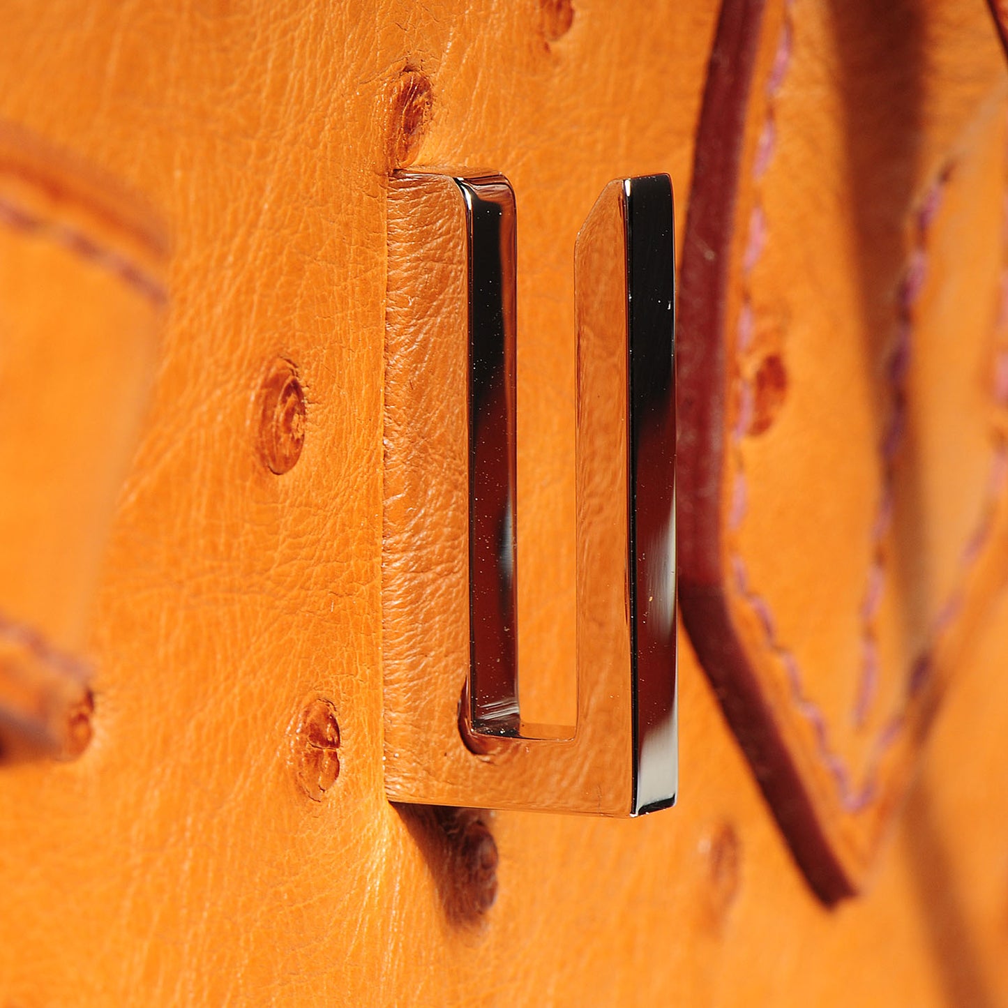 Ostrich Birkin 30 Cognac