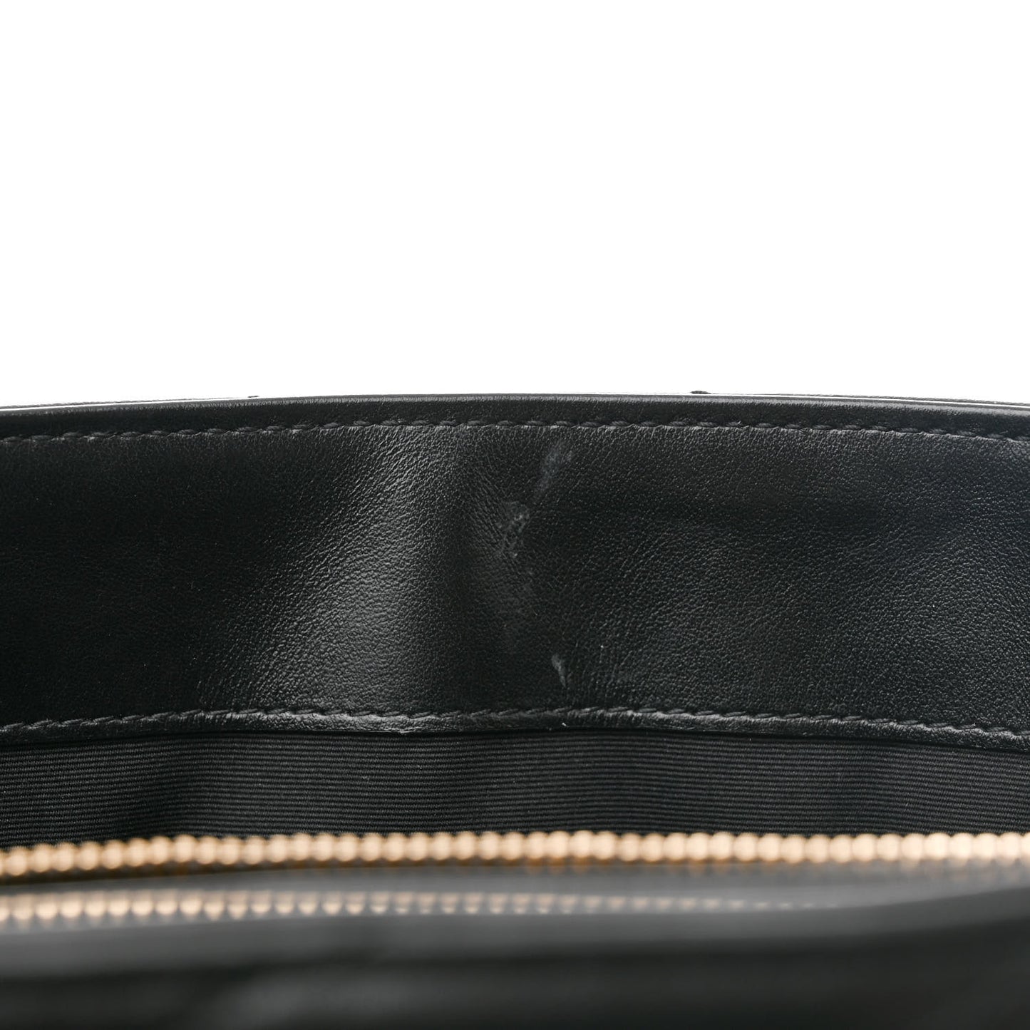 Calfskin Y Quilted Monogram Large Loulou Chain Satchel Black