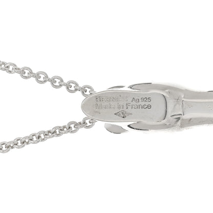 Hermes Sterling Silver PM Galop Pendant Necklace 5 of 5