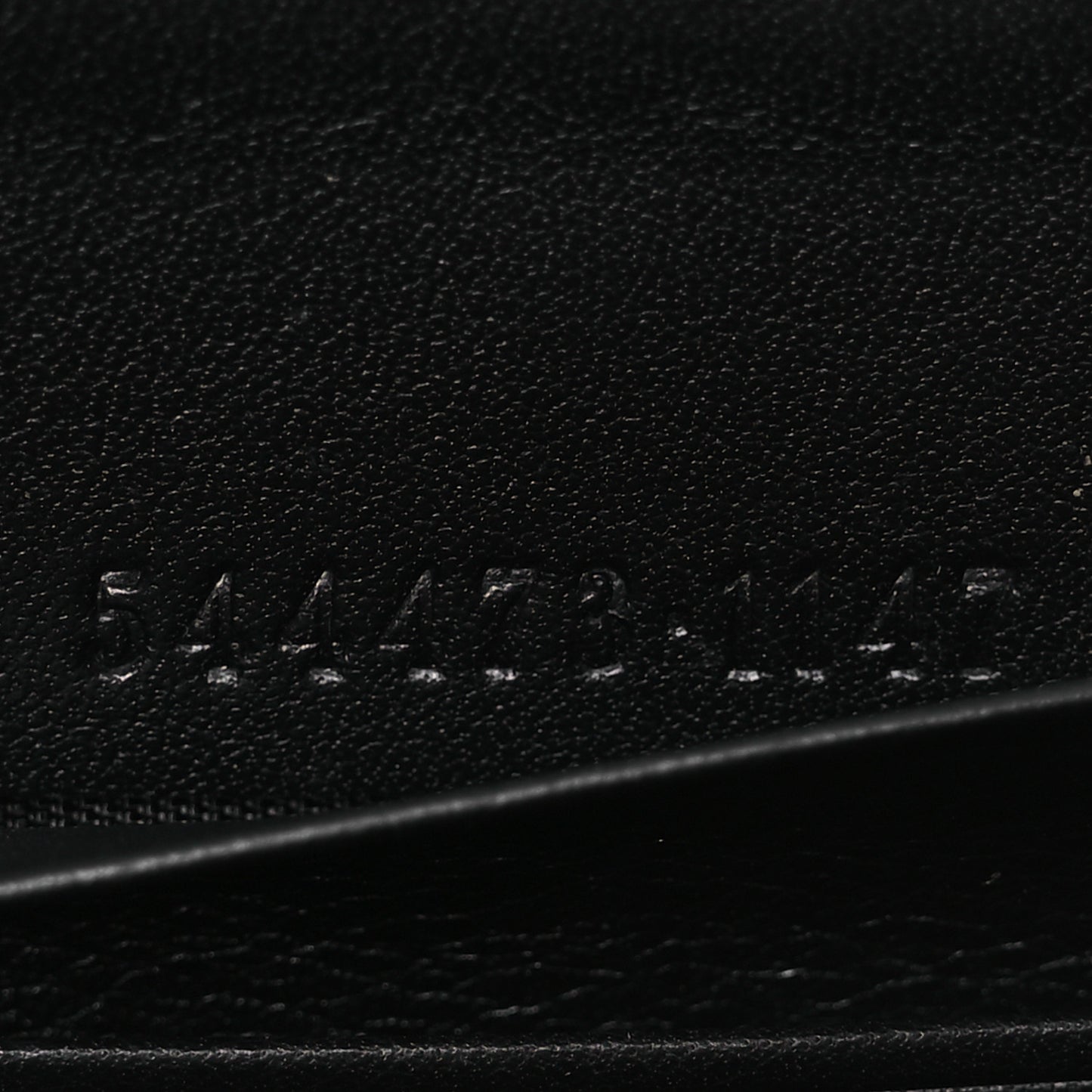 Microguccissima Zip Around Wallet Black