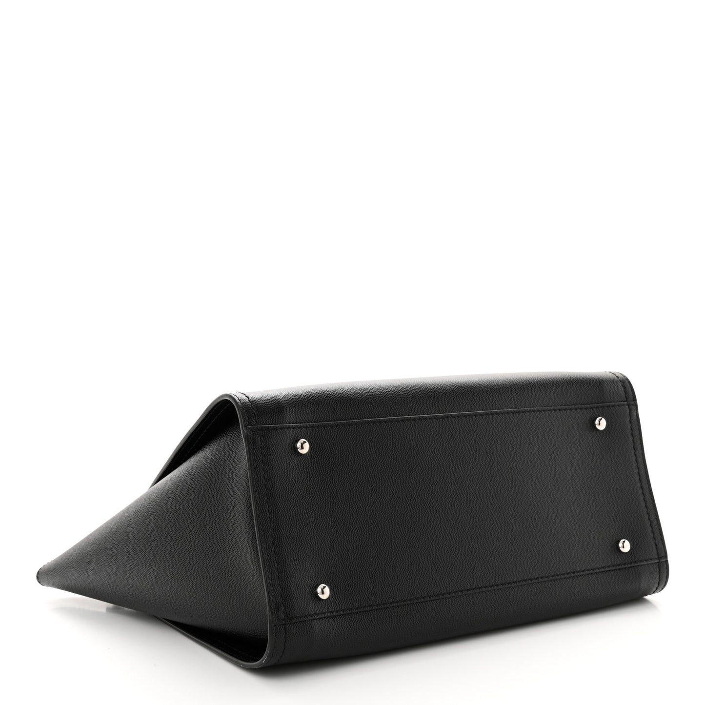 Caviar Small Studded Deauville Tote Black