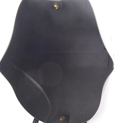 Saint Laurent Calfskin Large Shopping Tote Black 5 of 9