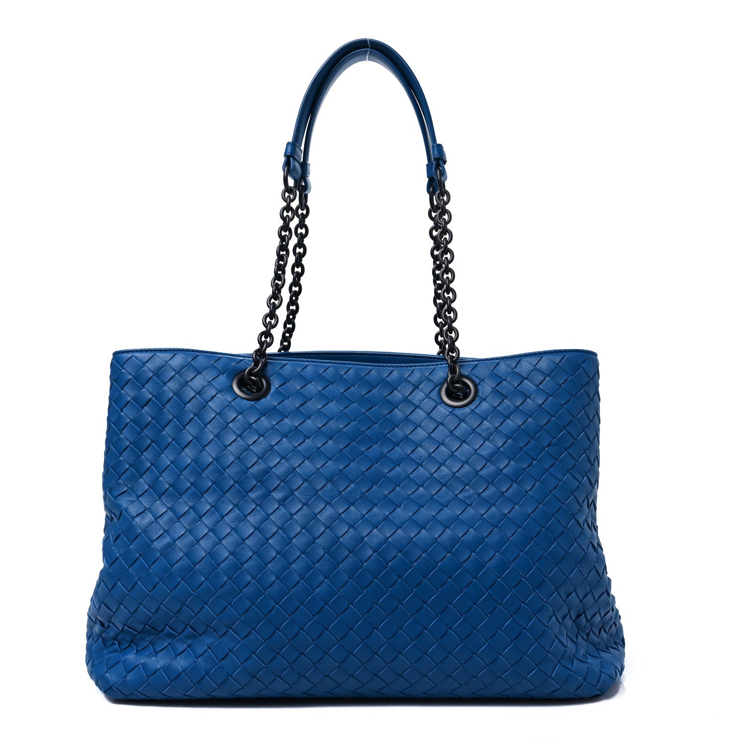 Bottega Veneta Nappa Intrecciato Medium Tote Cobalt 1 of 7