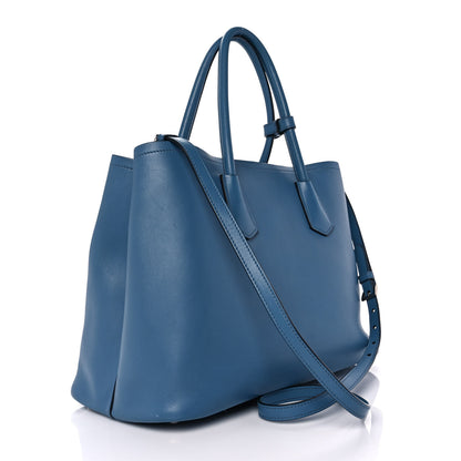 Prada City Calfskin Large Double Bag Avio 2 of 7