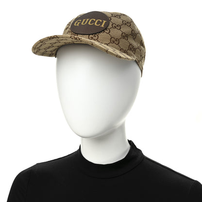 Gucci Monogram Textured Dollar Calfskin Zeno Baseball Hat Beige Beige 2 of 9