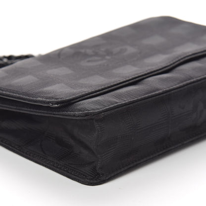 Chanel Nylon Travel Wallet On Chain WOC Black 9 of 11