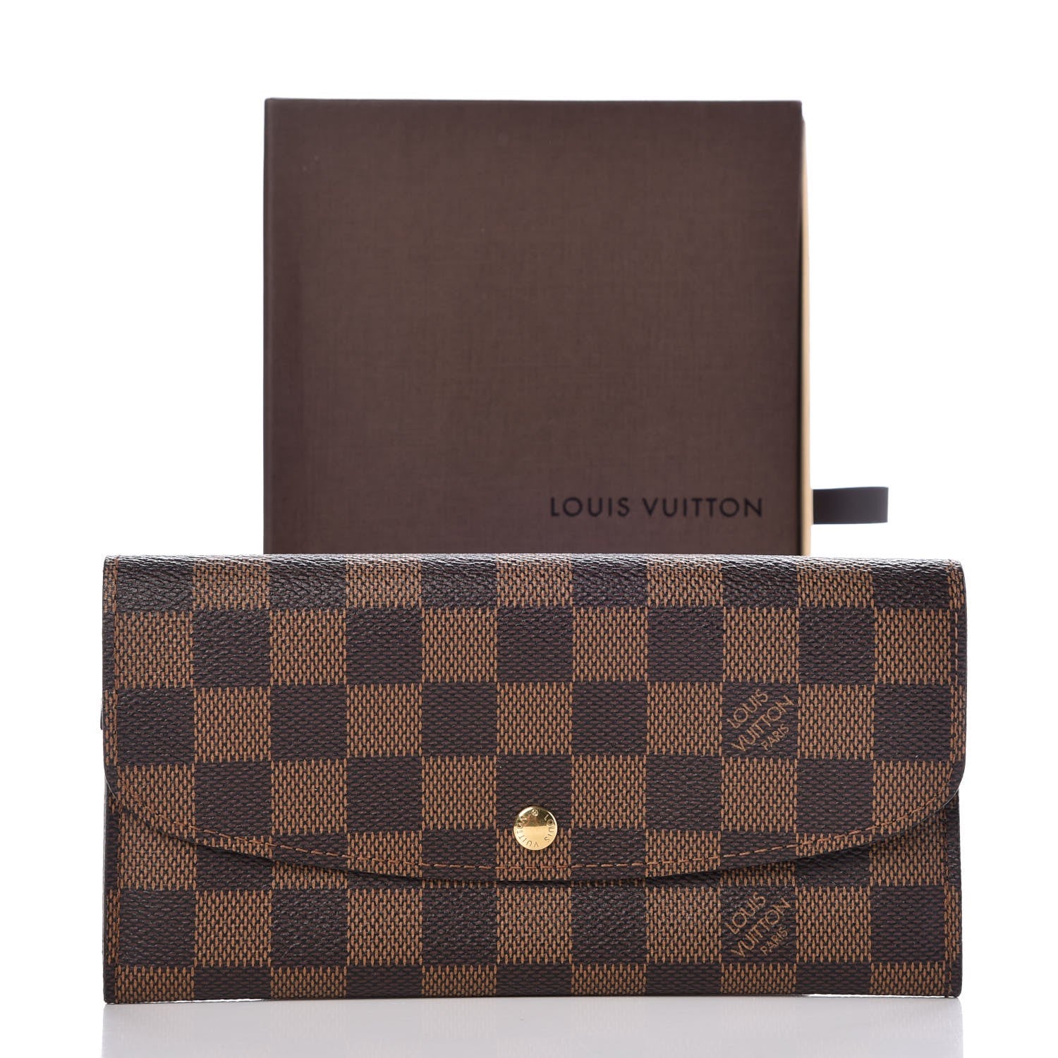 Louis Vuitton Damier Ebene Emilie Wallet 8 of 8