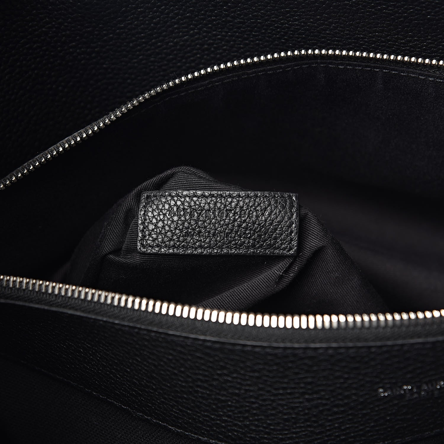Saint Laurent Grained Calfskin Large Souple Sac De Jour Black 8 of 12