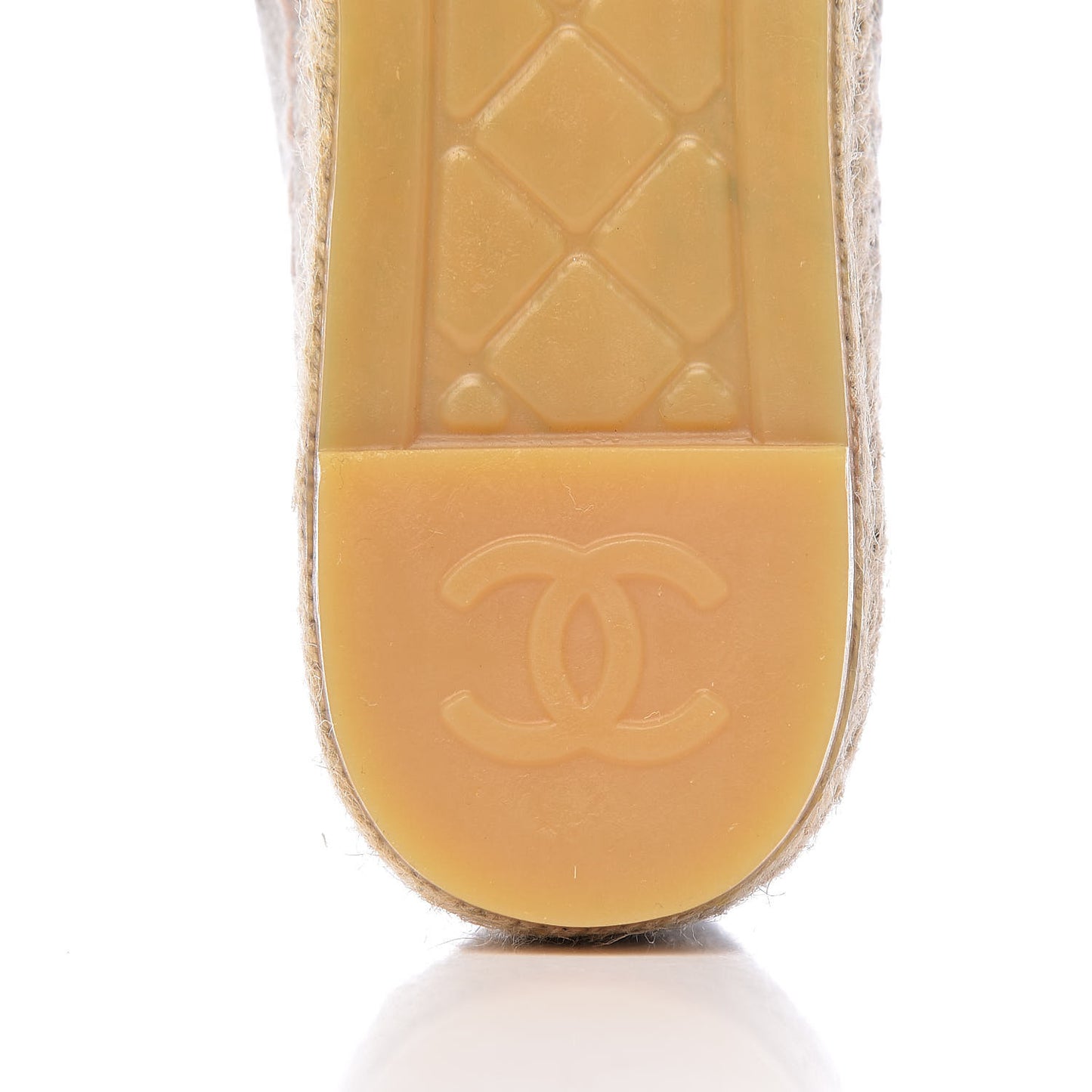 Linen CC Espadrilles 35 Beige Black