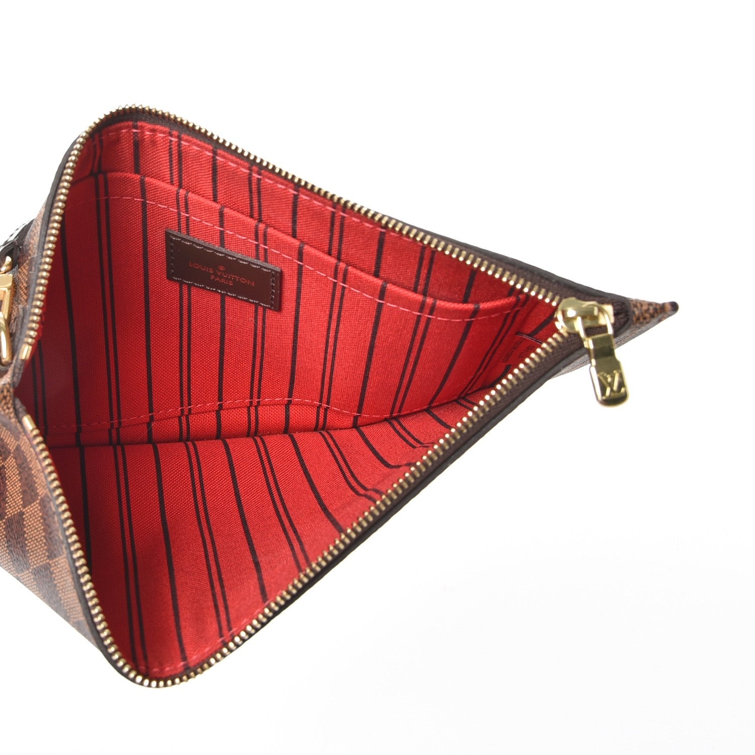 Louis Vuitton Damier Ebene Neverfull MM GM Pochette 5 of 8