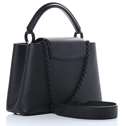 Louis Vuitton Taurillon Capucines BB Matte Black 3 of 14
