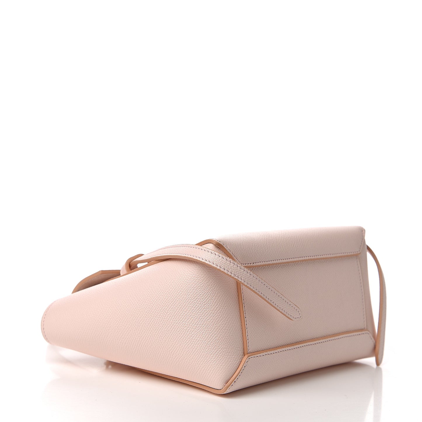 Grained Calfskin Nano Belt Bag Pale Pink
