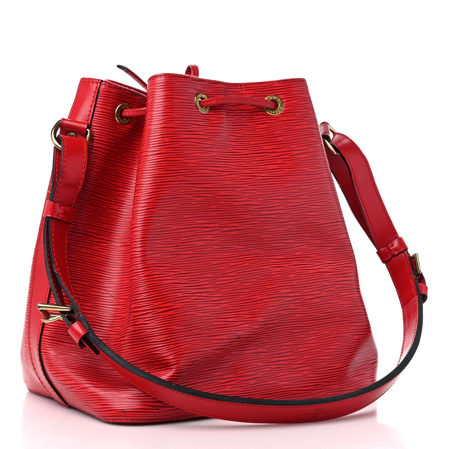 Louis Vuitton Epi Petit Noe Castillan Red 3 of 13