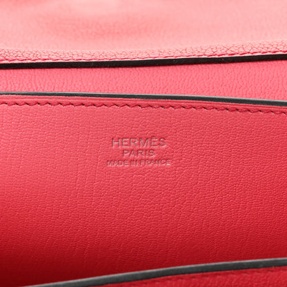 Hermes Taurillon Novillo Opli 24 Geranium Rose Azalee 6 of 10