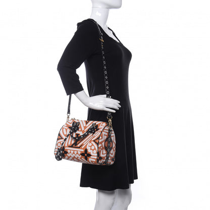Louis Vuitton Monogram Giant Crafty Speedy Bandouliere 25 Creme Caramel 2 of 9