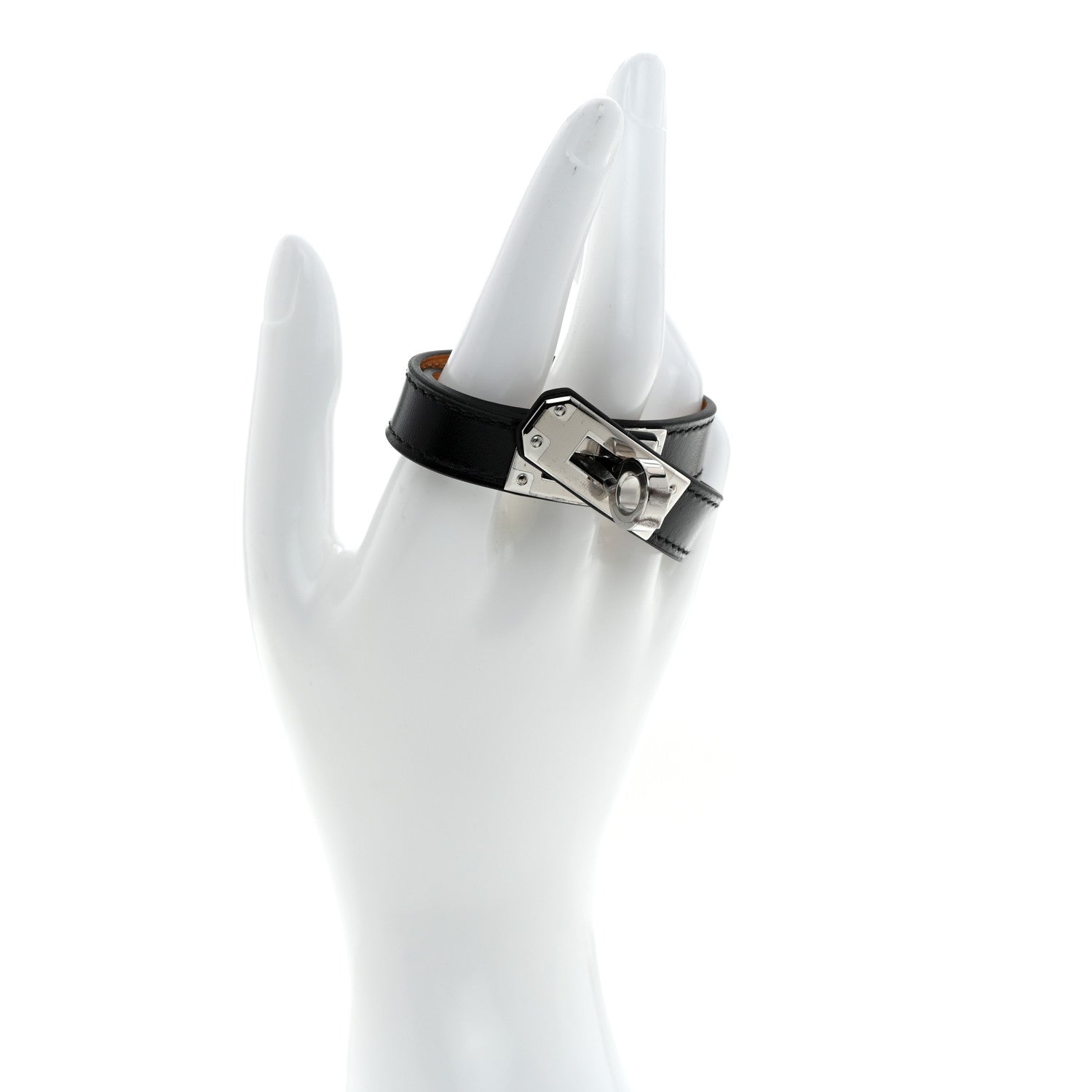 Hermes Box Kelly Double Tour Bracelet T1 Black 2 of 7