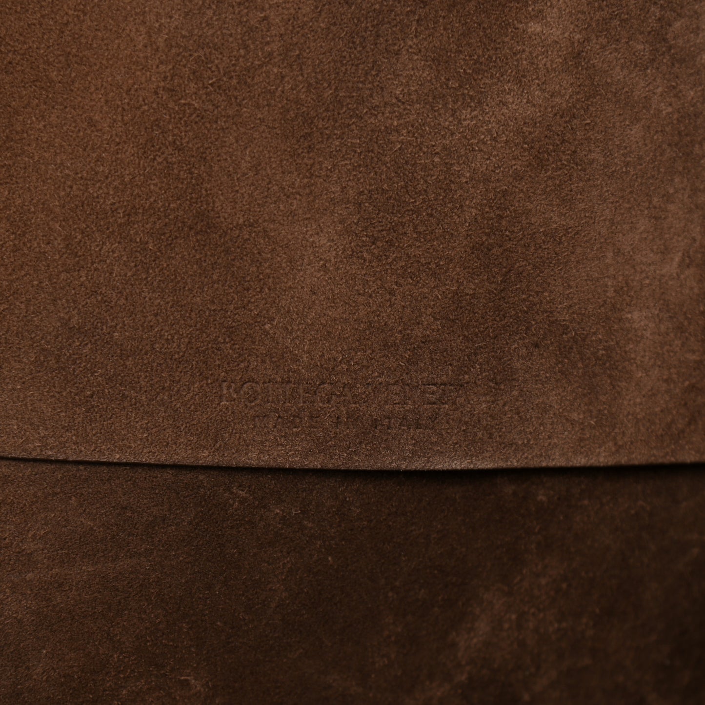 Suede Maxi Intrecciato Tote Brownie