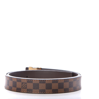 Louis Vuitton Mini Damier Ebene 25mm LV Initiales Belt 80 32 3 of 7