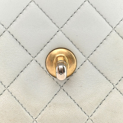 Chanel Lambskin Quilted Small Sweet Camellia Flap Light Blue 12 of 12