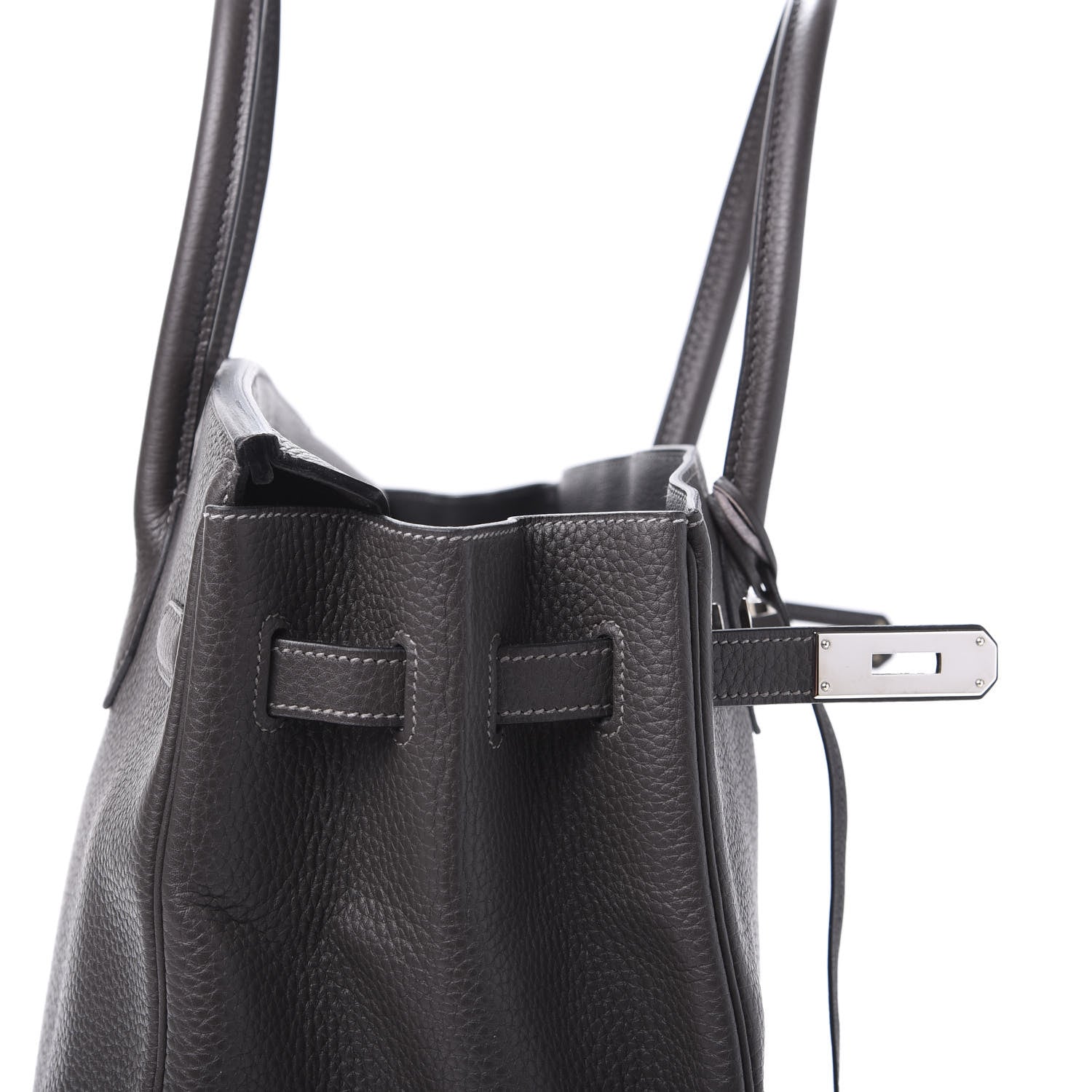 Hermes Taurillon Clemence Birkin 35 Graphite 13 of 33