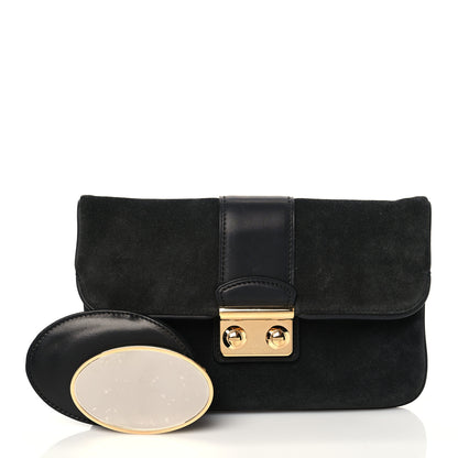 Louis Vuitton Suede Sofia Coppola Slim Clutch MM 2 of 8