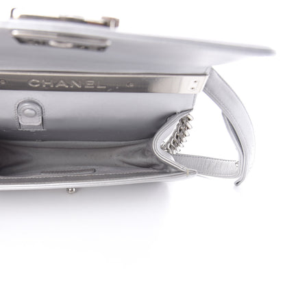 Chanel Metallic Lambskin LED Small Boy Flap Silver 5 of 17