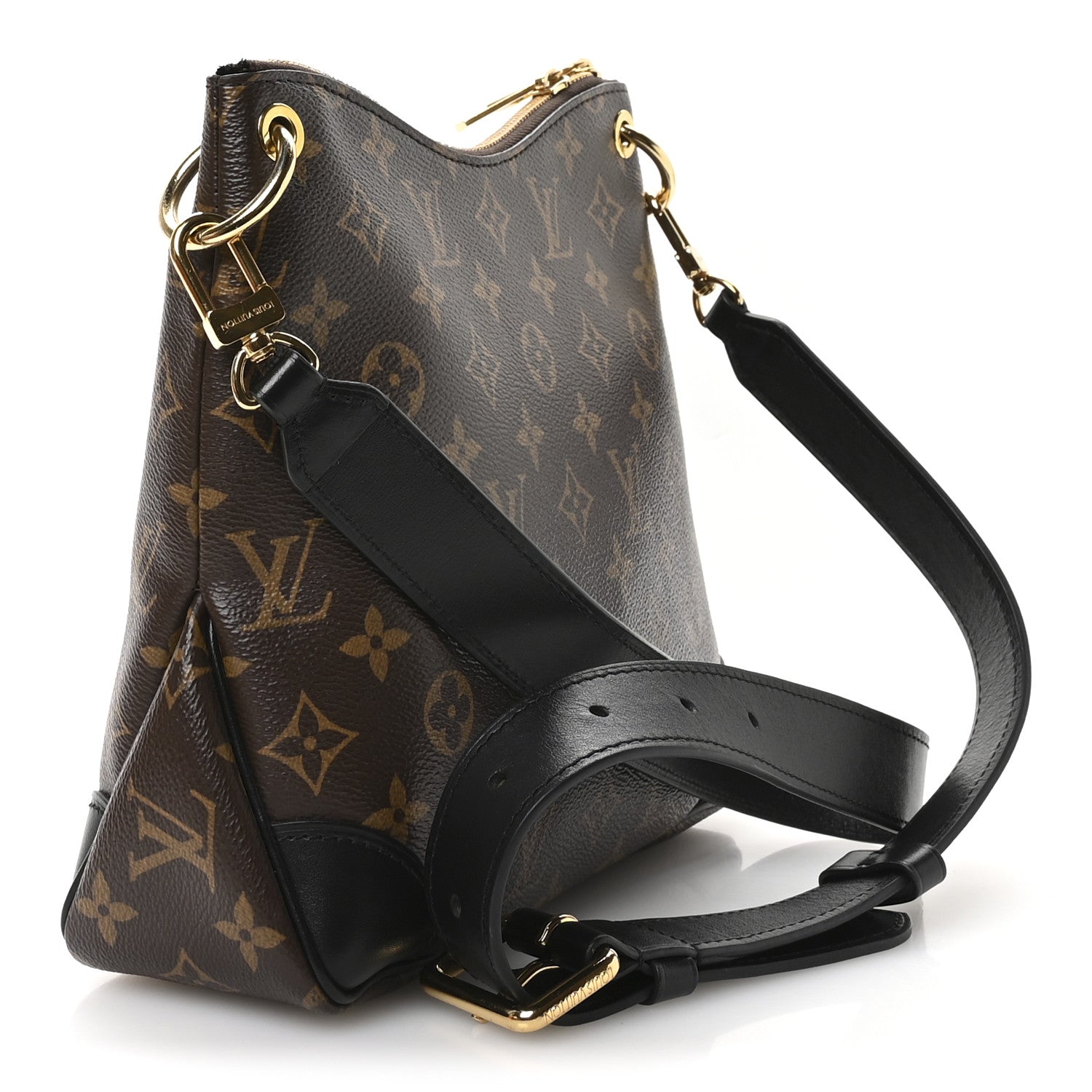 Louis Vuitton Monogram Odeon PM Black 3 of 10