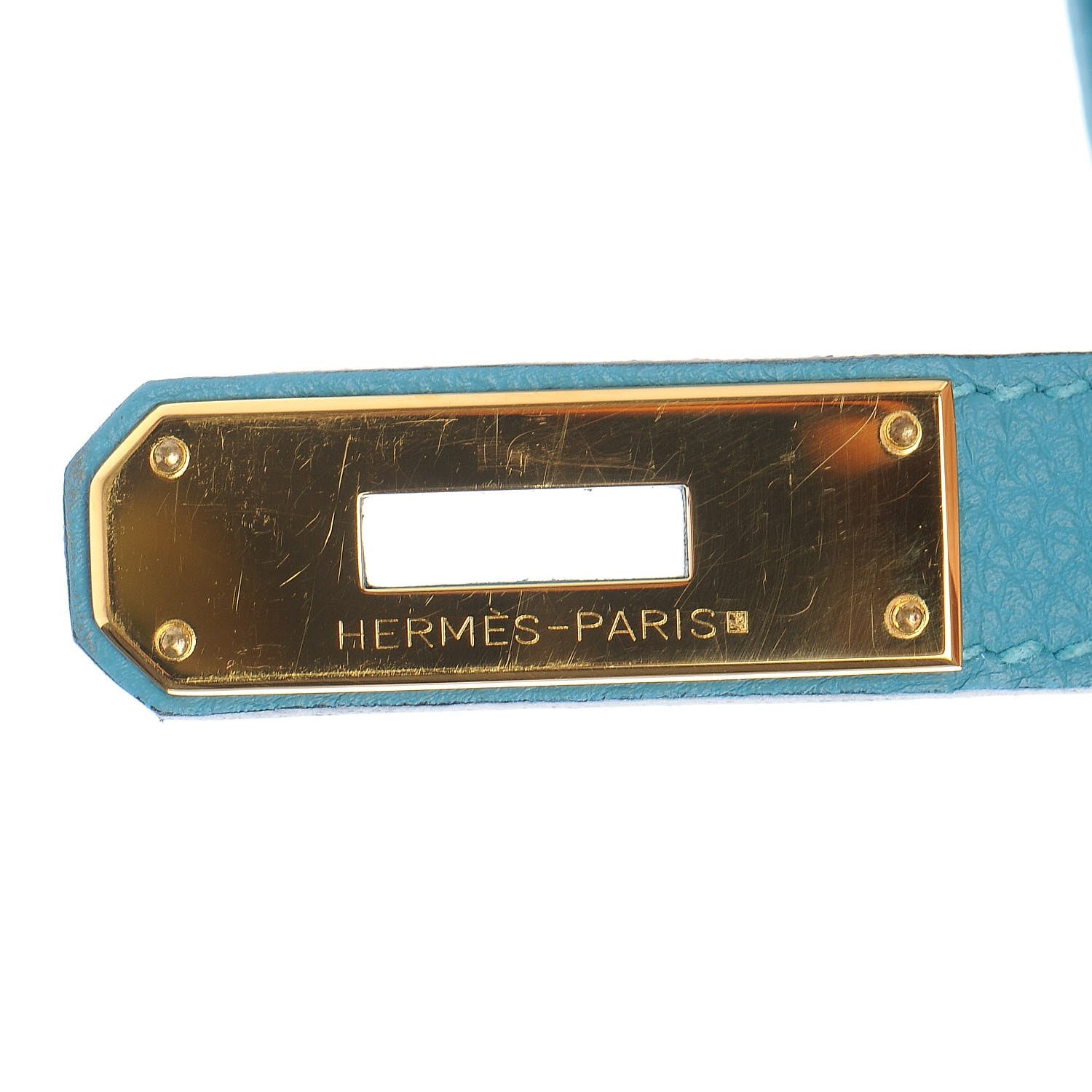 Hermes Togo Birkin 35 Turquoise 13 of 31